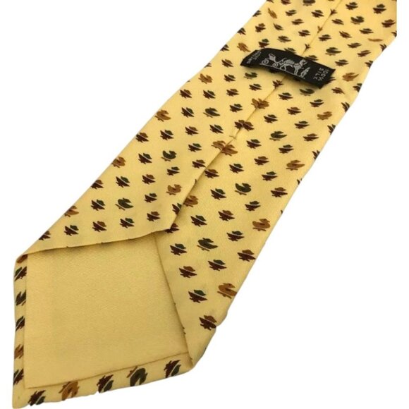 237133BR (S1) Hermes Tie Multicolor Silk - Picture 6 of 8